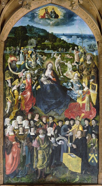 Pre Ministrant Pasture Salutaire (Prato Ministeriale di Sostentamento Salvifico) 1519 da Master of Amiens